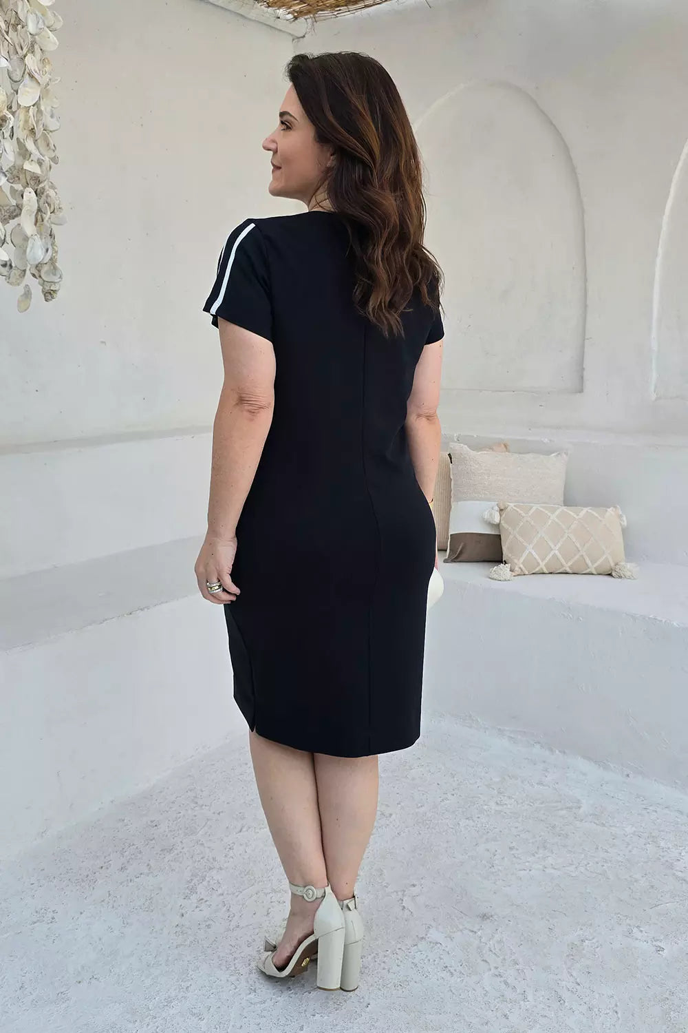 Vestido Tubinho com Bolsos