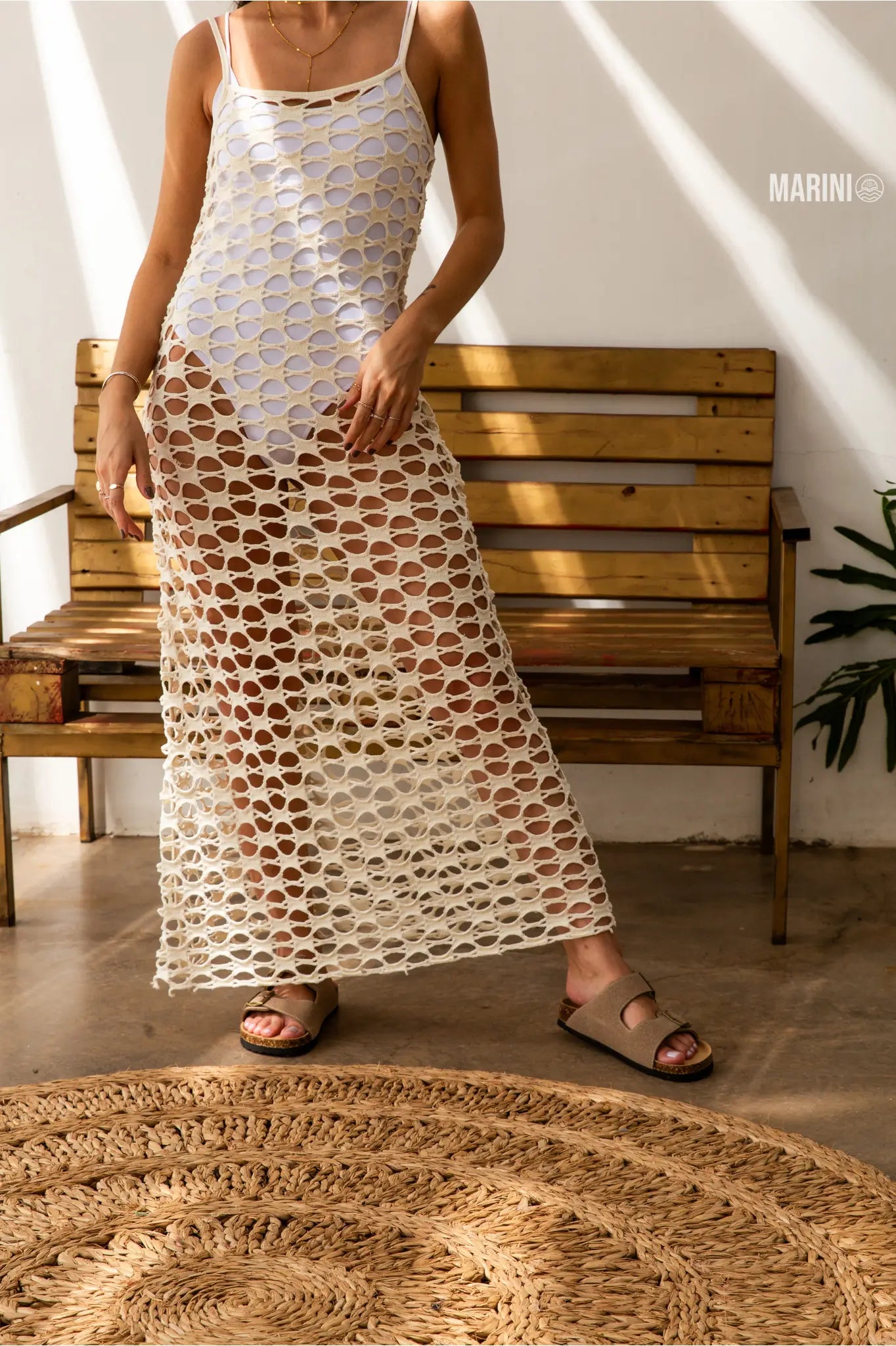 Sandália Maibulun Camurça - Areia