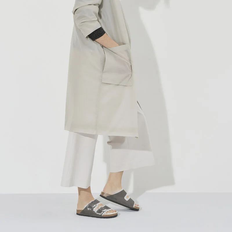 Sandália Fluffy - Cinza