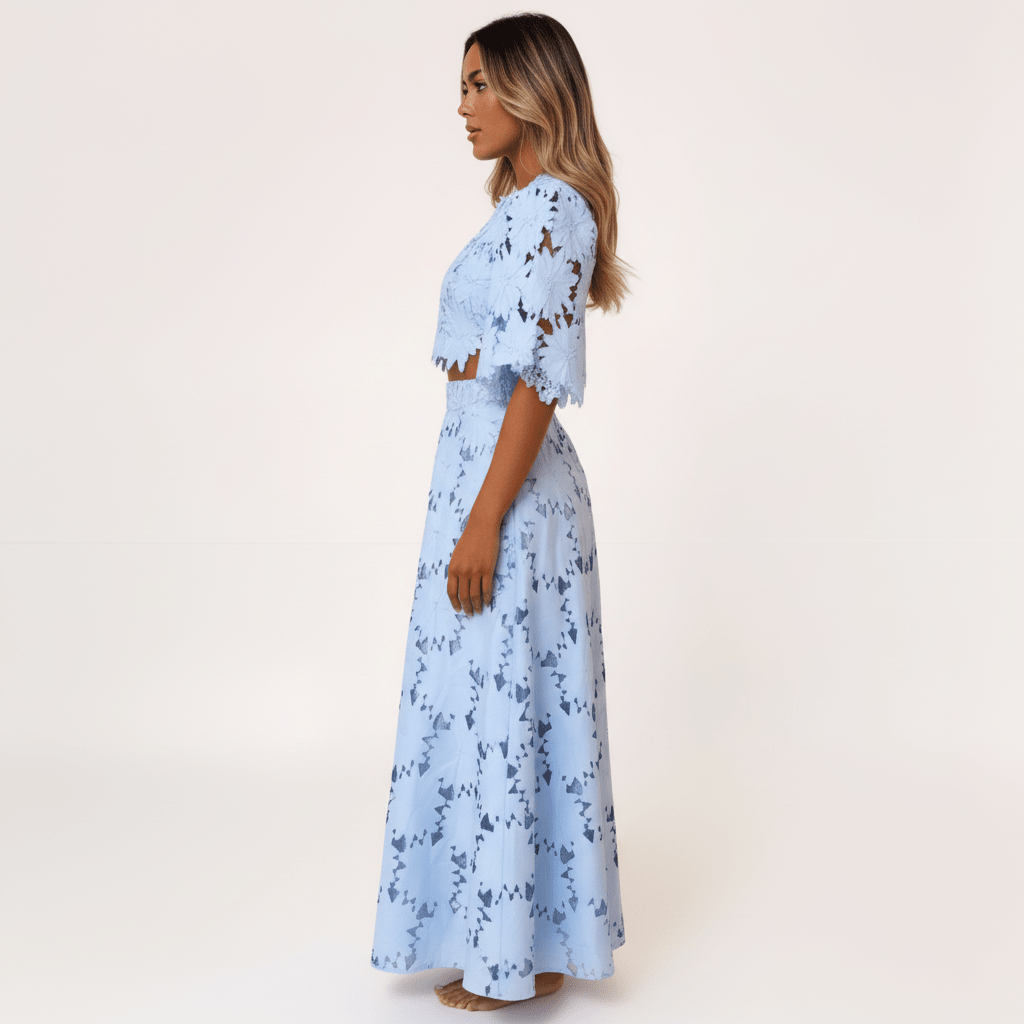 Conjunto de Renda Florido