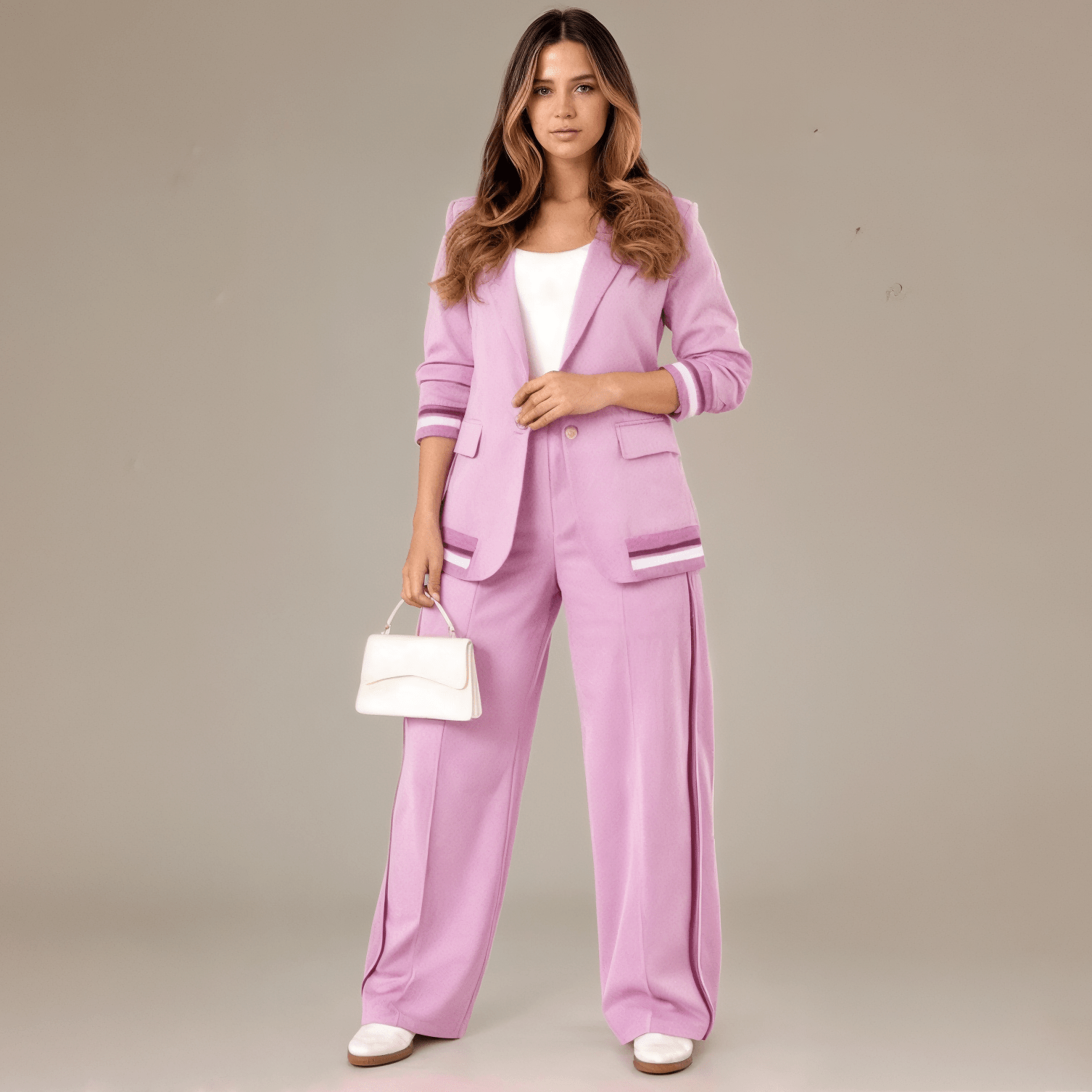 Conjunto Feminino Casaco e Calça Luiza