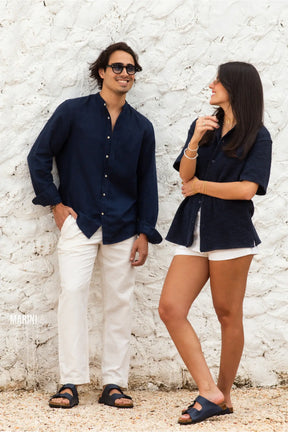 Sandália Maibulun Couro - Azul