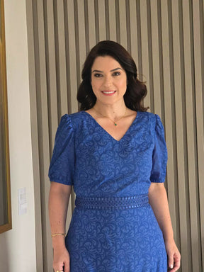 VESTIDO MAXI MIDI COM MARIAS