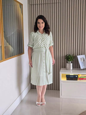 CHEMISE COM FAIXA NA CINTURA