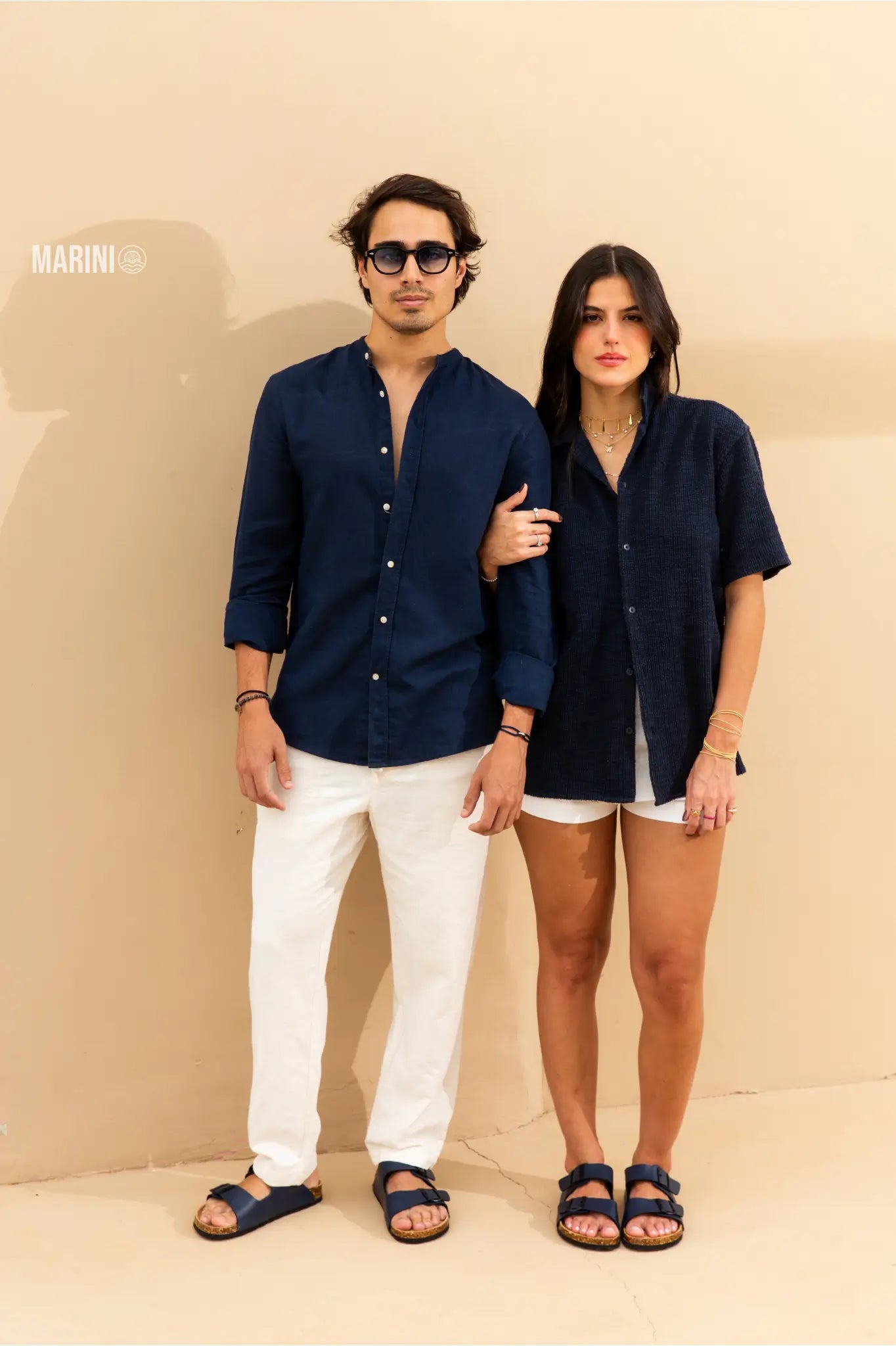 Sandália Maibulun Couro - Azul