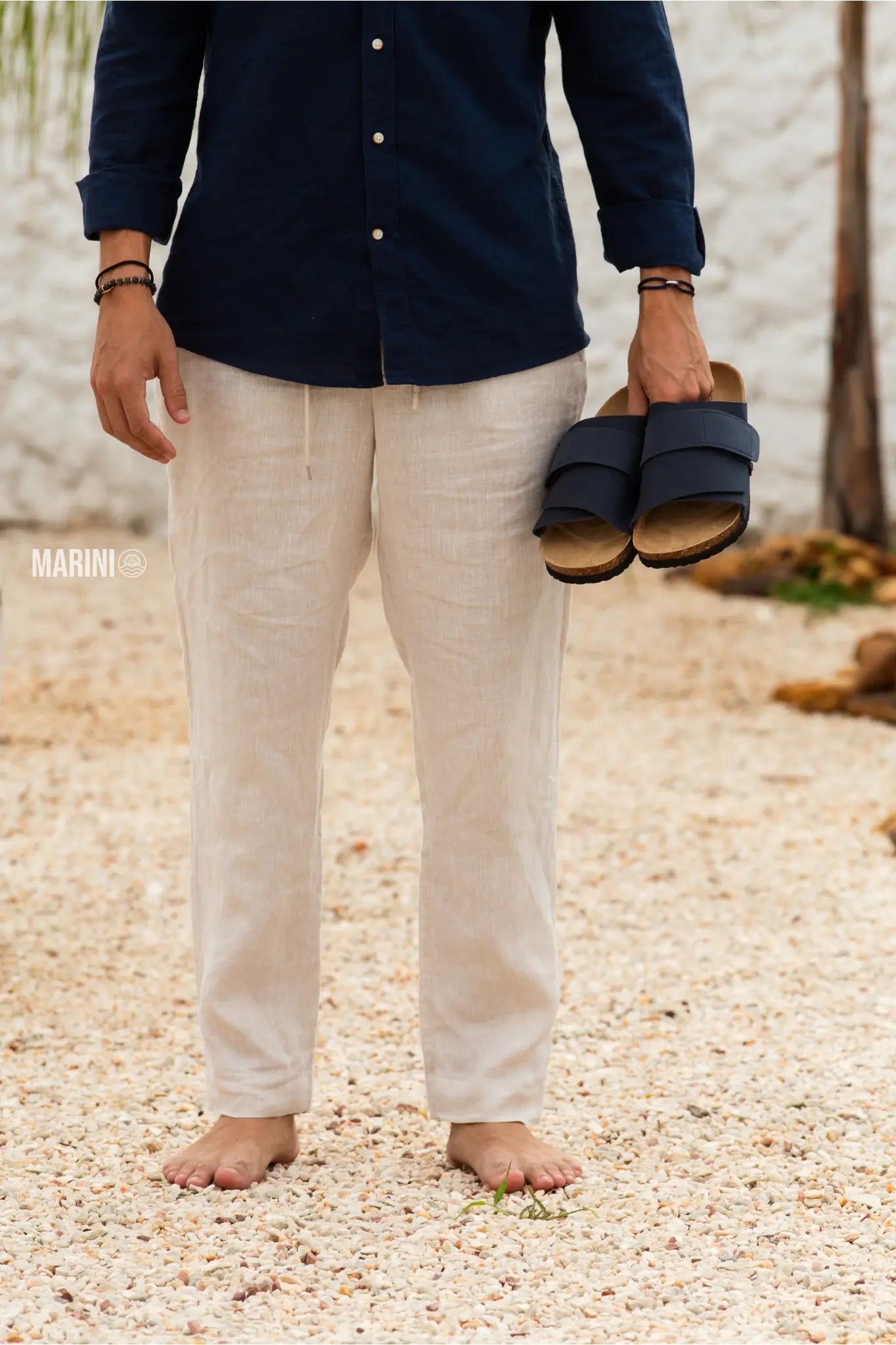 Sandália Salerno - Azul Escuro