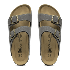 Sandália Maibulun Camurça - Cinza