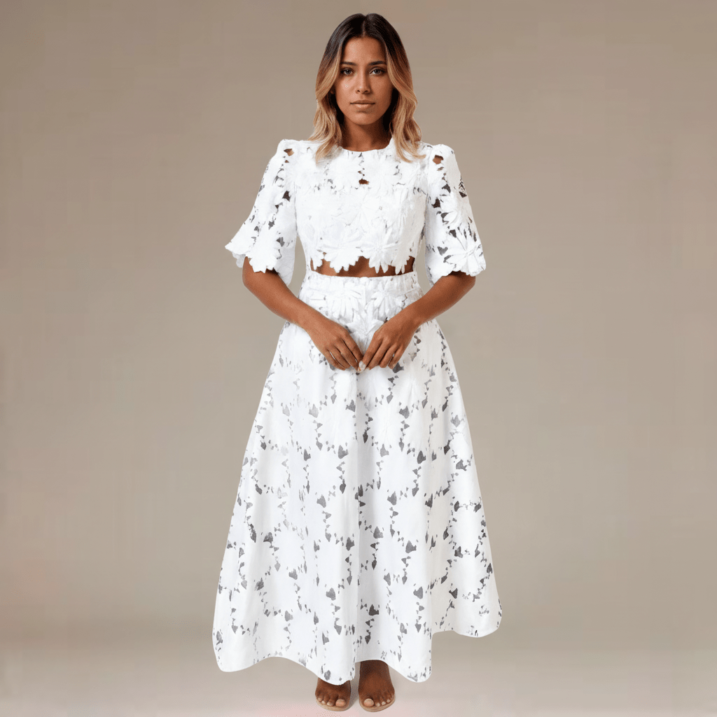 Conjunto de Renda Florido