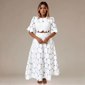 Conjunto de Renda Florido