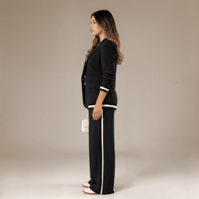 Conjunto Feminino Casaquinho e Calça Luiza