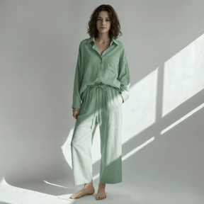 Conjunto Feminino Linho Retrô