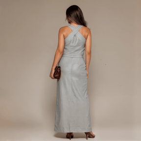 Conjunto Feminino Saia e Colete Jaqueline